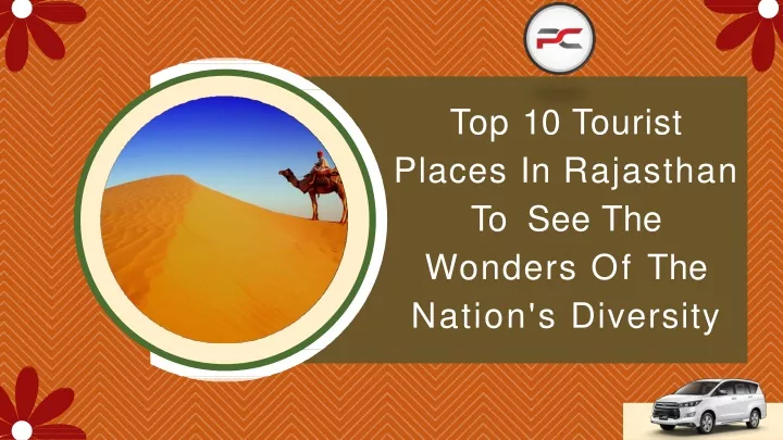 top 10 tourist places in rajasthan