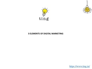 3 elements of digital marketing