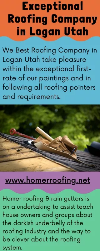 Exceptional Roofing Company in Logan Utah