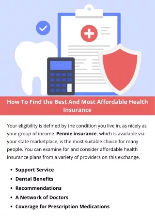 How To Find the Best And Most Affordable Health Insurance
