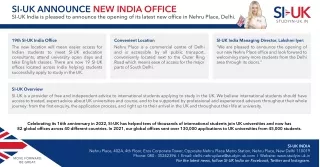 SI-UK ANNOUNCE NEW INDIA OFFICE