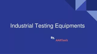 Testing Equipments