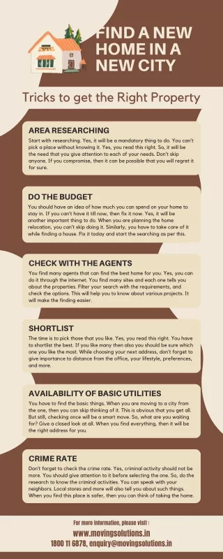 How to Find a New Home in a New City