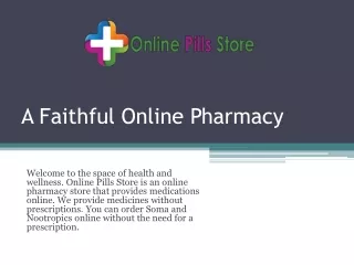 Online Pills Store