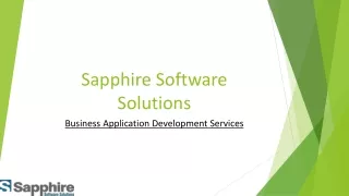 sapphire software solutions