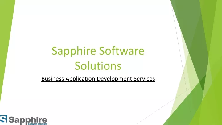 sapphire software solutions