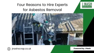 Four Reasons to Hire Experts for Asbestos Removal