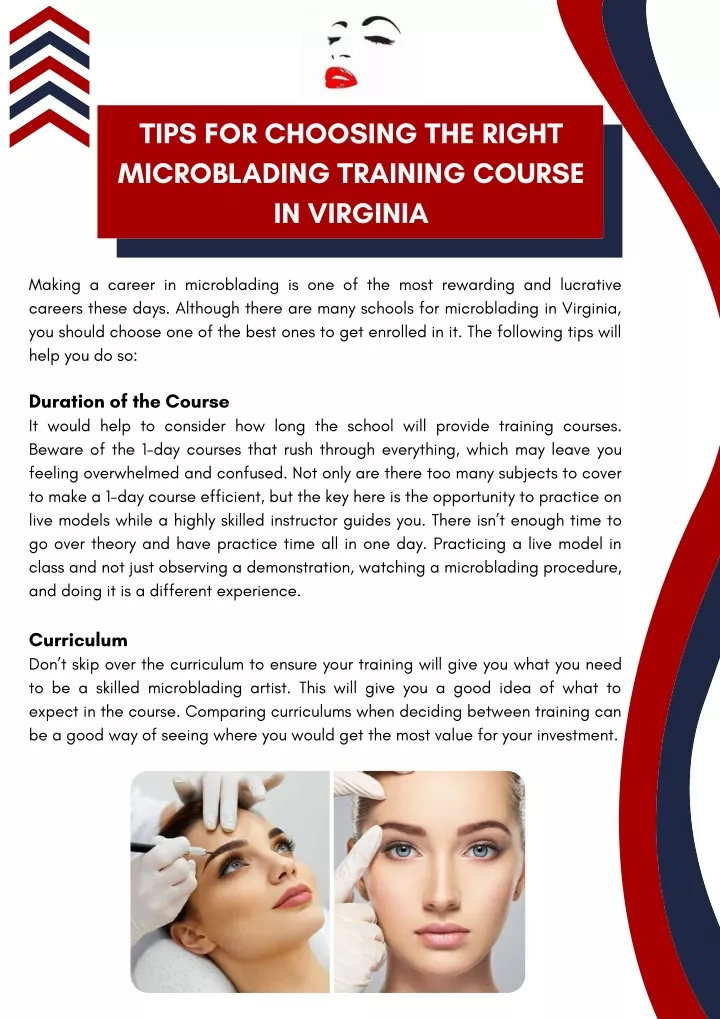tips for choosing the right microblading training