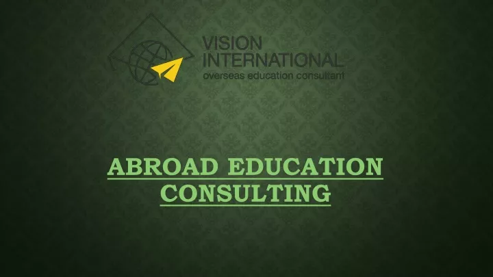 abroad education consulting