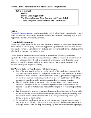 how to grow your business with private label