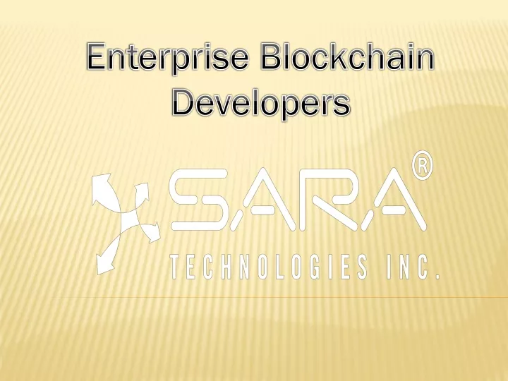 enterprise blockchain developers
