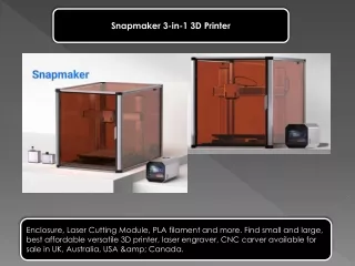 snapmaker 3 in 1 3d printer