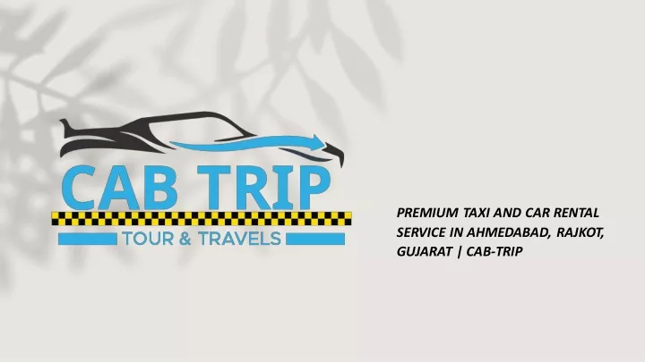 premium taxi and car rental service in ahmedabad