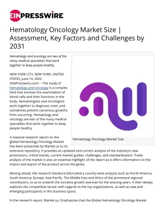 hematology-oncology-market-size-assessment-key-factors-and-challenges-by-2031-1