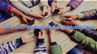 Why Your Business Needs A Mobile App