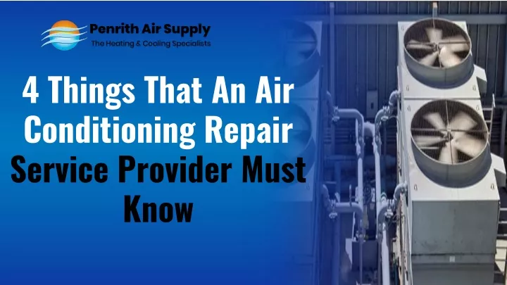 4 things that an air conditioning repair service