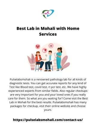 Best Lab in Mohali with Home Services