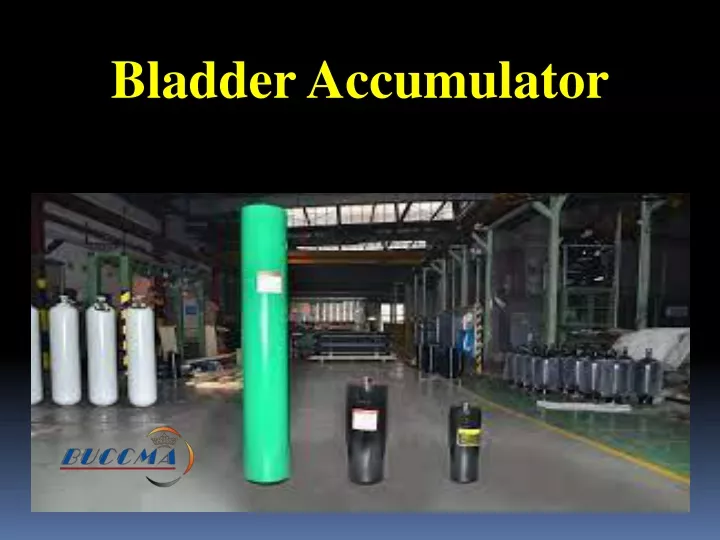 bladder accumulator