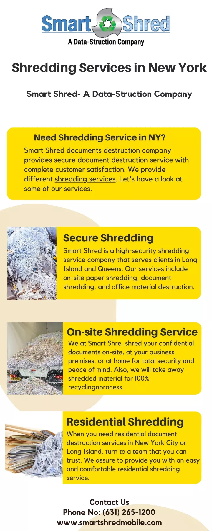 shredding services in new york