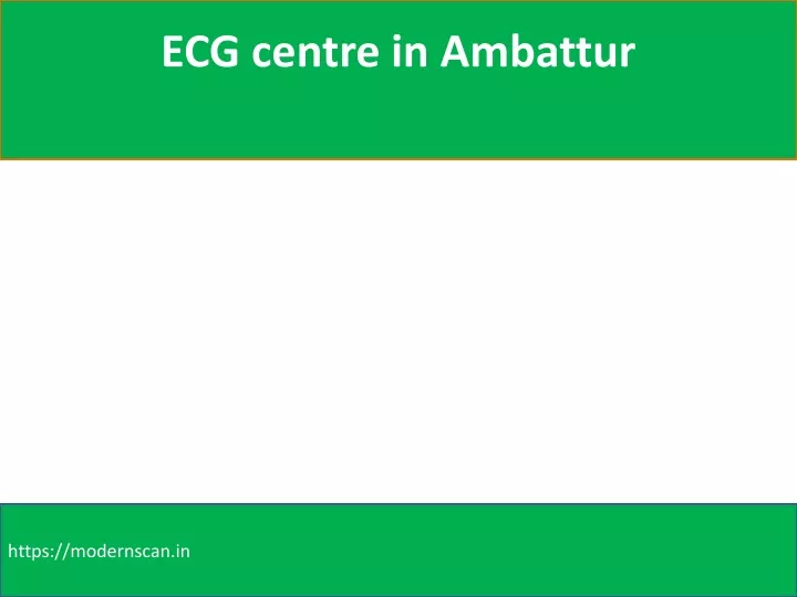 ecg centre in ambattur