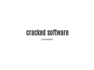 cracked software crackedsoftware
