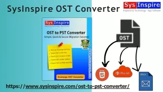 sysinspire ost converter
