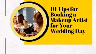 10 Tips for Booking a Makeup Artist for Your Wedding Day