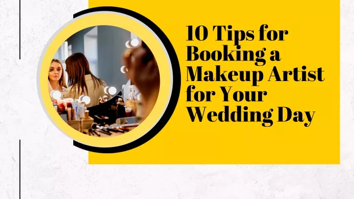 10 tips for booking a makeup artist for your