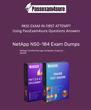 Real NetApp NS0-184 Exam Questions - PassExam4Sure