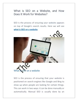 what what is is seo does does it it work