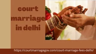 court marriage in delhi