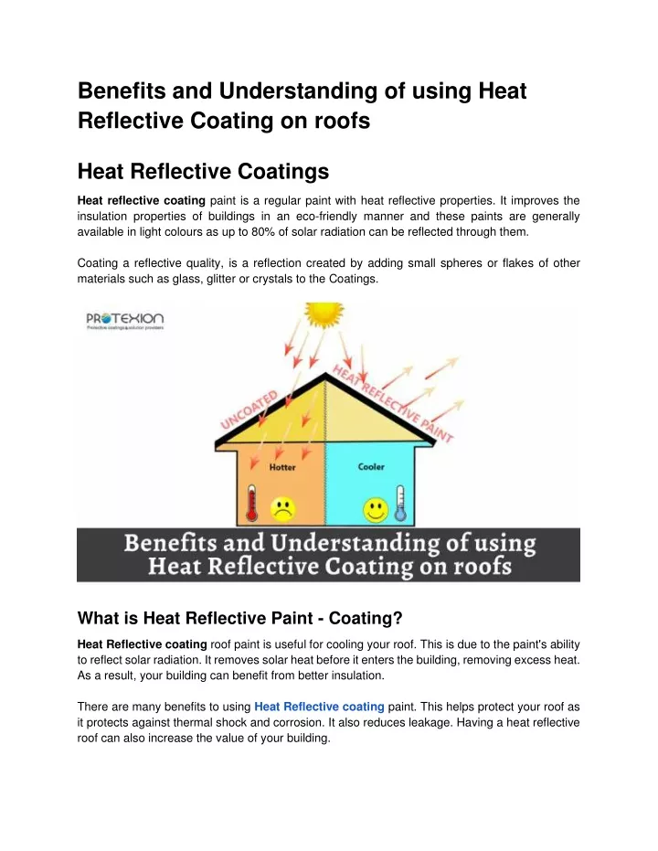 benefits and understanding of using heat