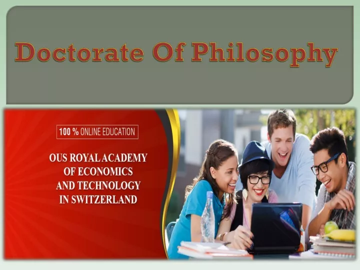 doctorate of philosophy
