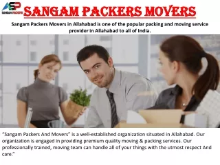 Packers And Movers in Varanasi | Sangam Packers Movers