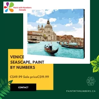 Buy Venice Seascape, Paint by Numbers