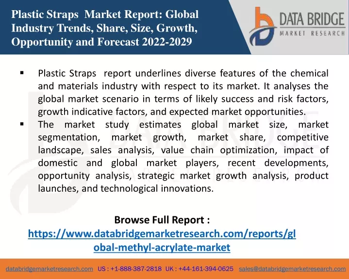 plastic straps market report global industry