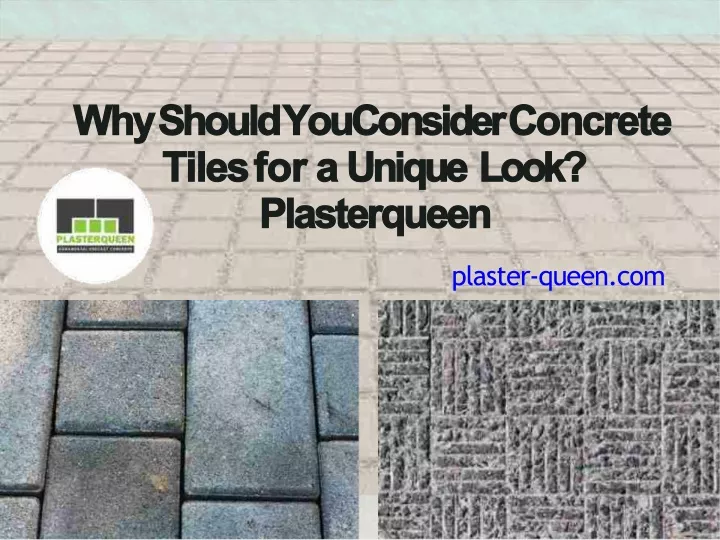 why should youconsider concrete tiles