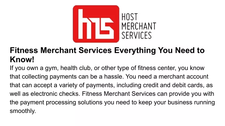 fitness merchant services everything you need
