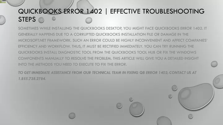 quickbooks error 1402 effective troubleshooting steps