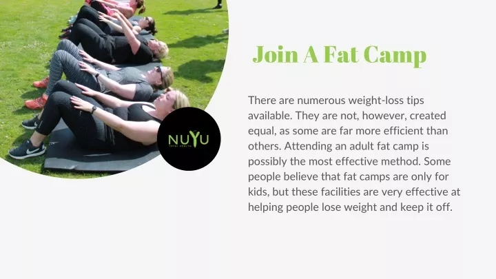 join a fat camp