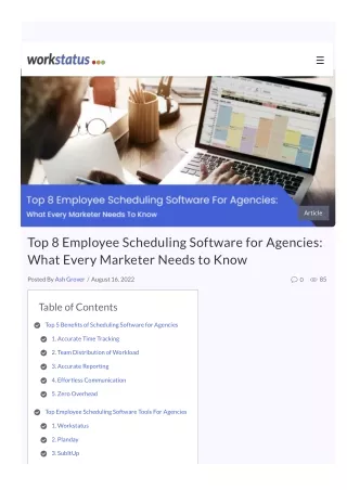 Top 8 Employee Scheduling Software for Agencies: What Every Marketer Needs to Kn
