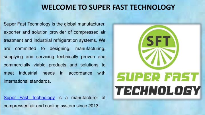 welcome to super fast technology