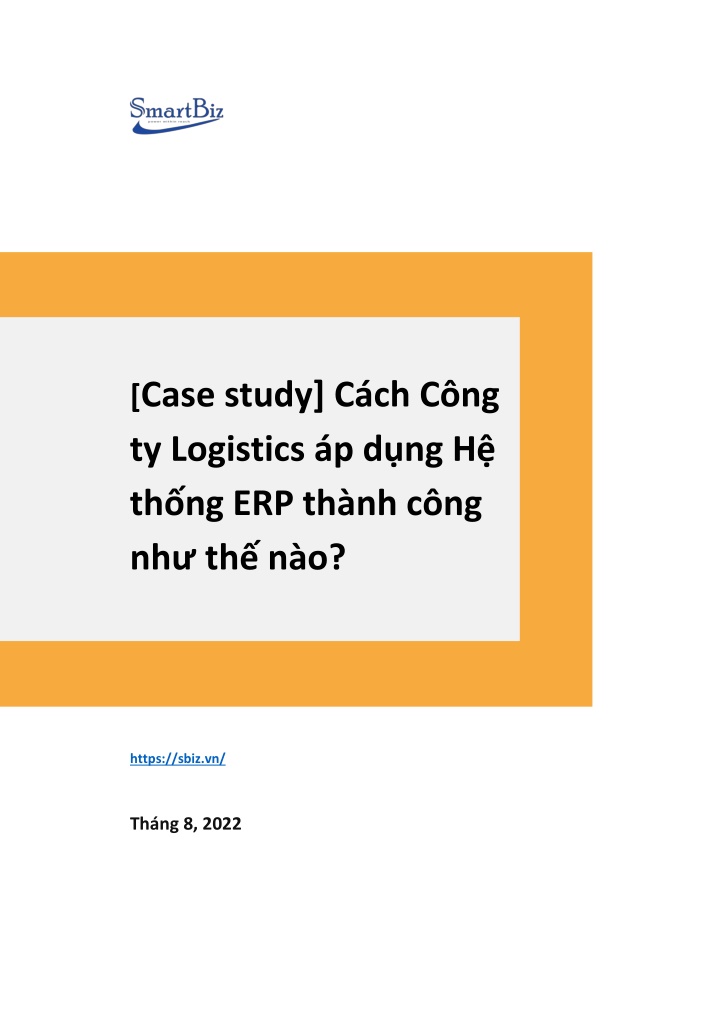 case study c ch c ng ty logistics