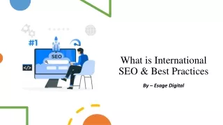 What is International SEO & Best Practices​