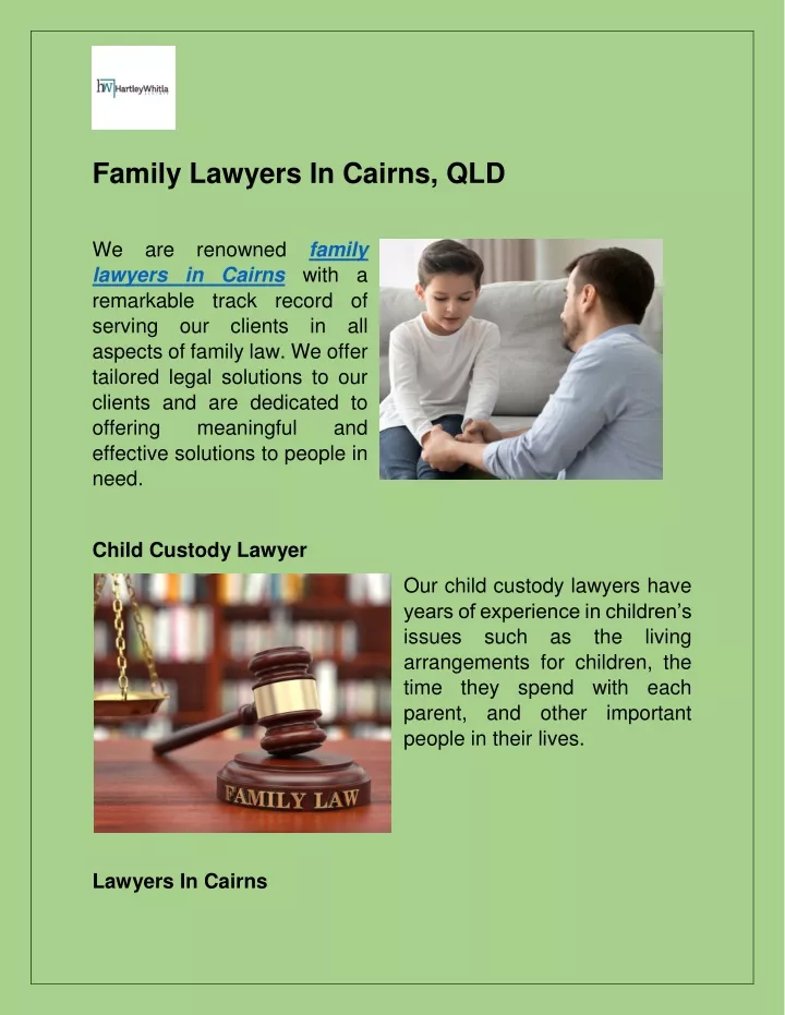 family lawyers in cairns qld