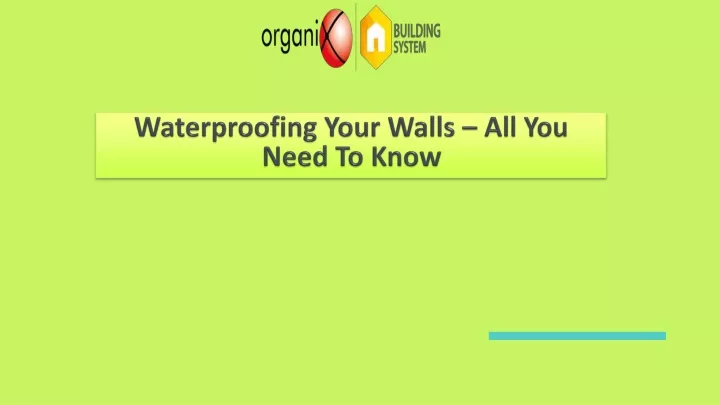 waterproofing your walls all you need to know