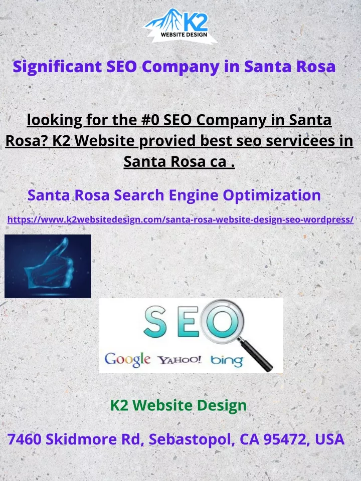 significant seo company in santa rosa