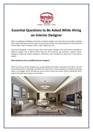 essential questions to be asked while hiring