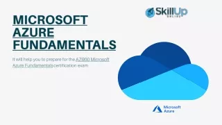 Microsoft  Azure Fundamentals at SkillUp Online