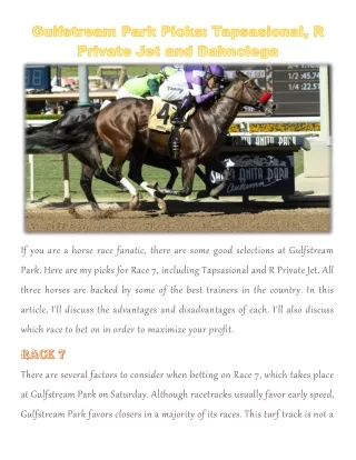 if you are a horse race fanatic there are some